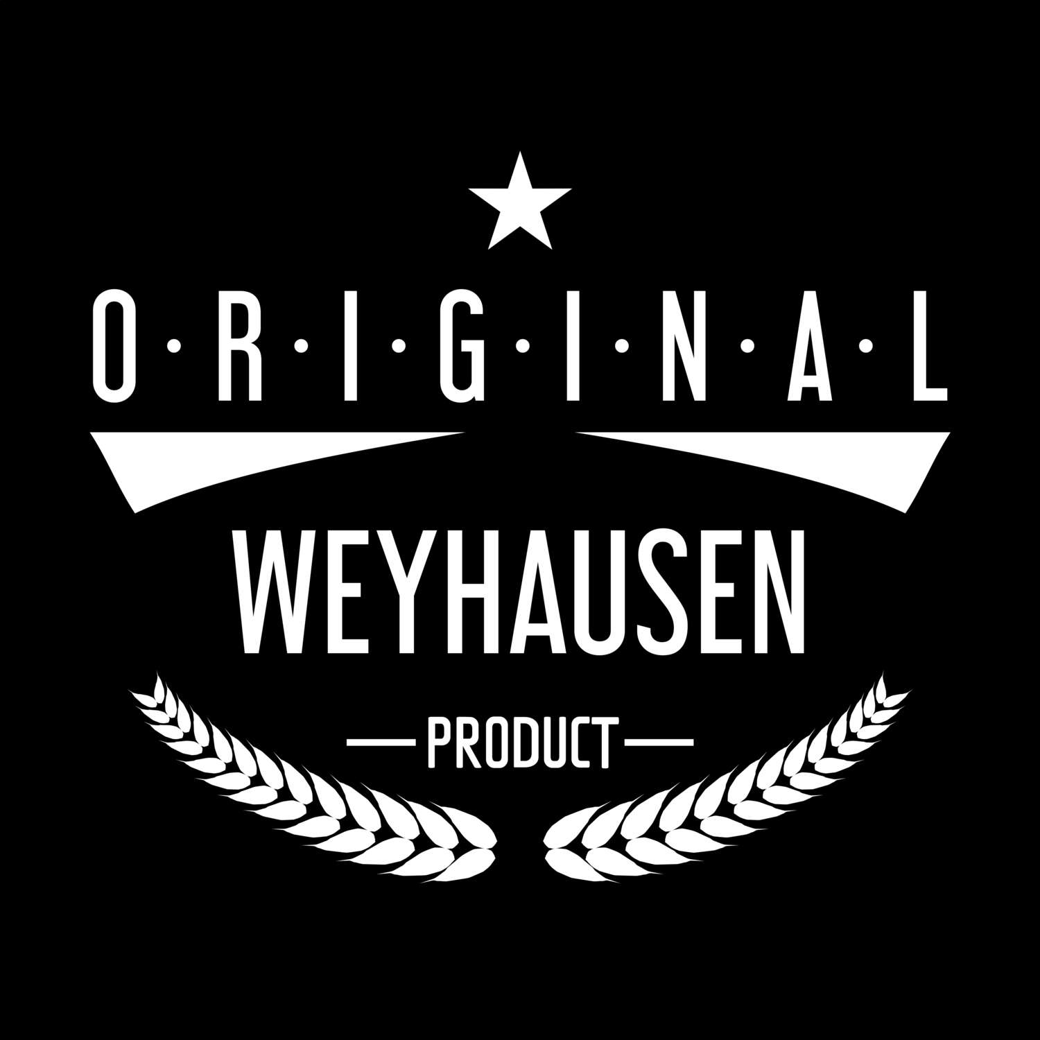 T-Shirt »Original Product« für den Ort »Weyhausen«