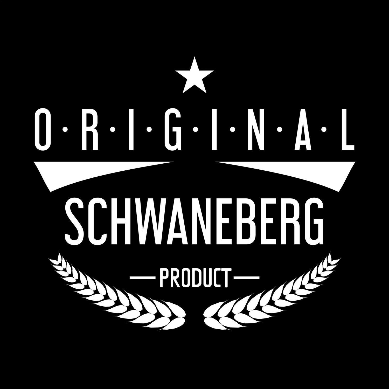 T-Shirt »Original Product« für den Ort »Schwaneberg«