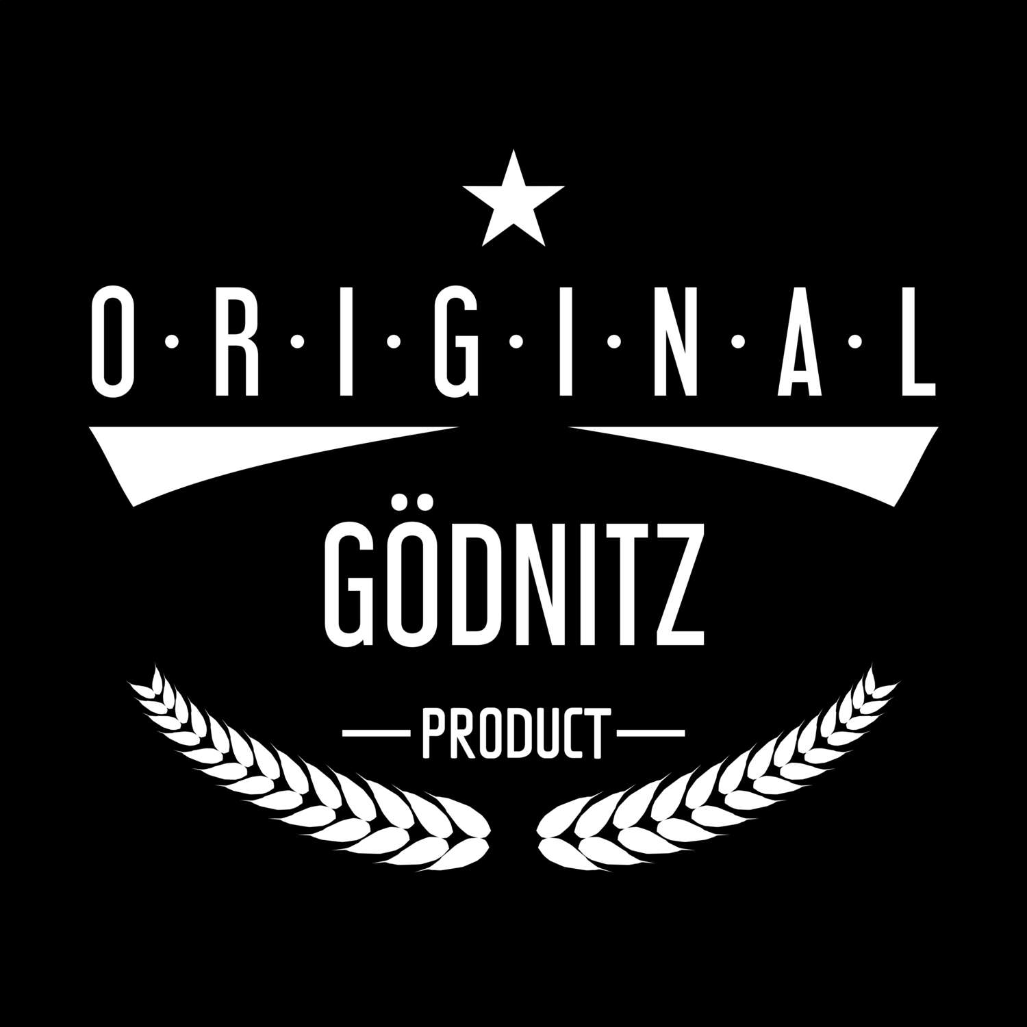 T-Shirt »Original Product« für den Ort »Gödnitz«