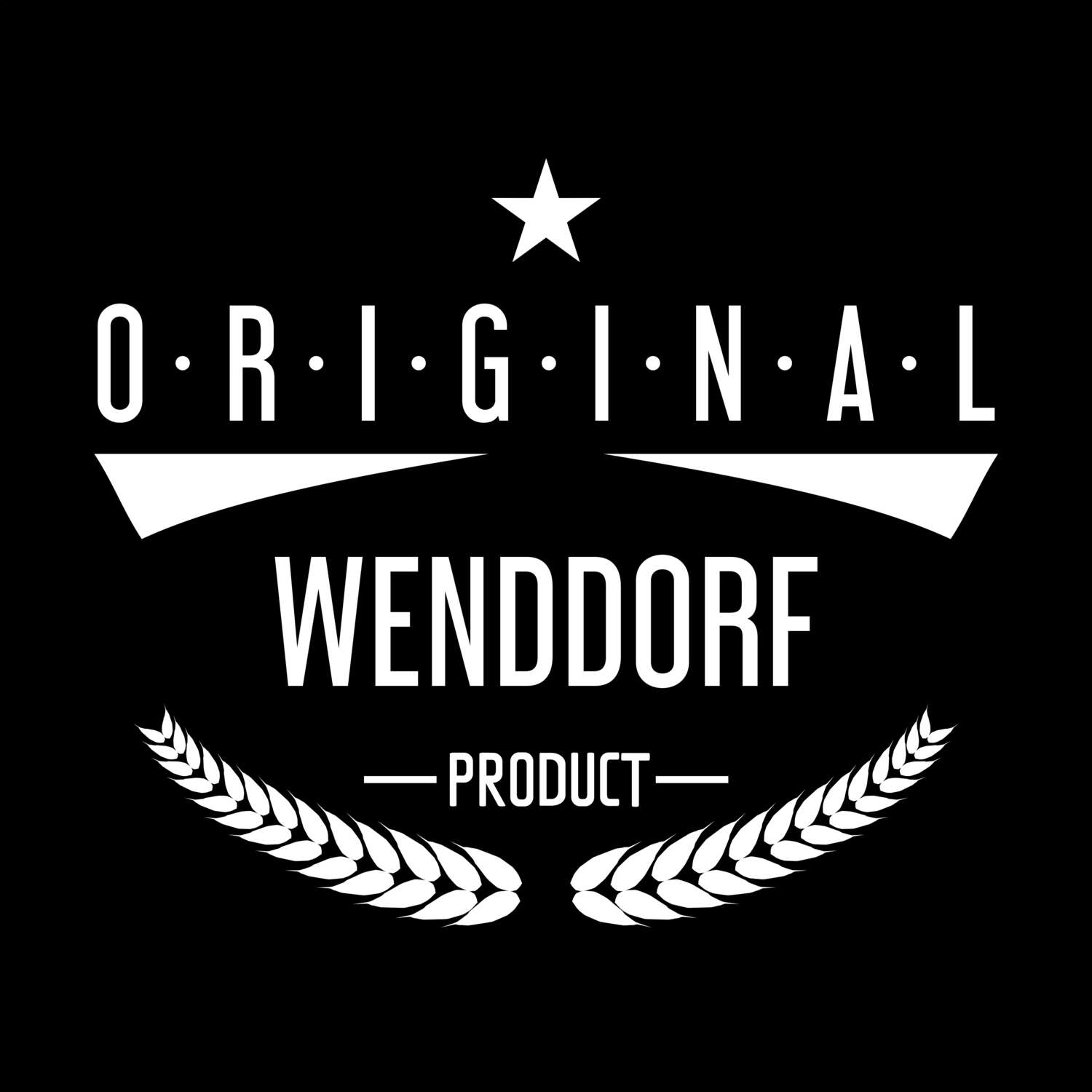 T-Shirt »Original Product« für den Ort »Wenddorf«