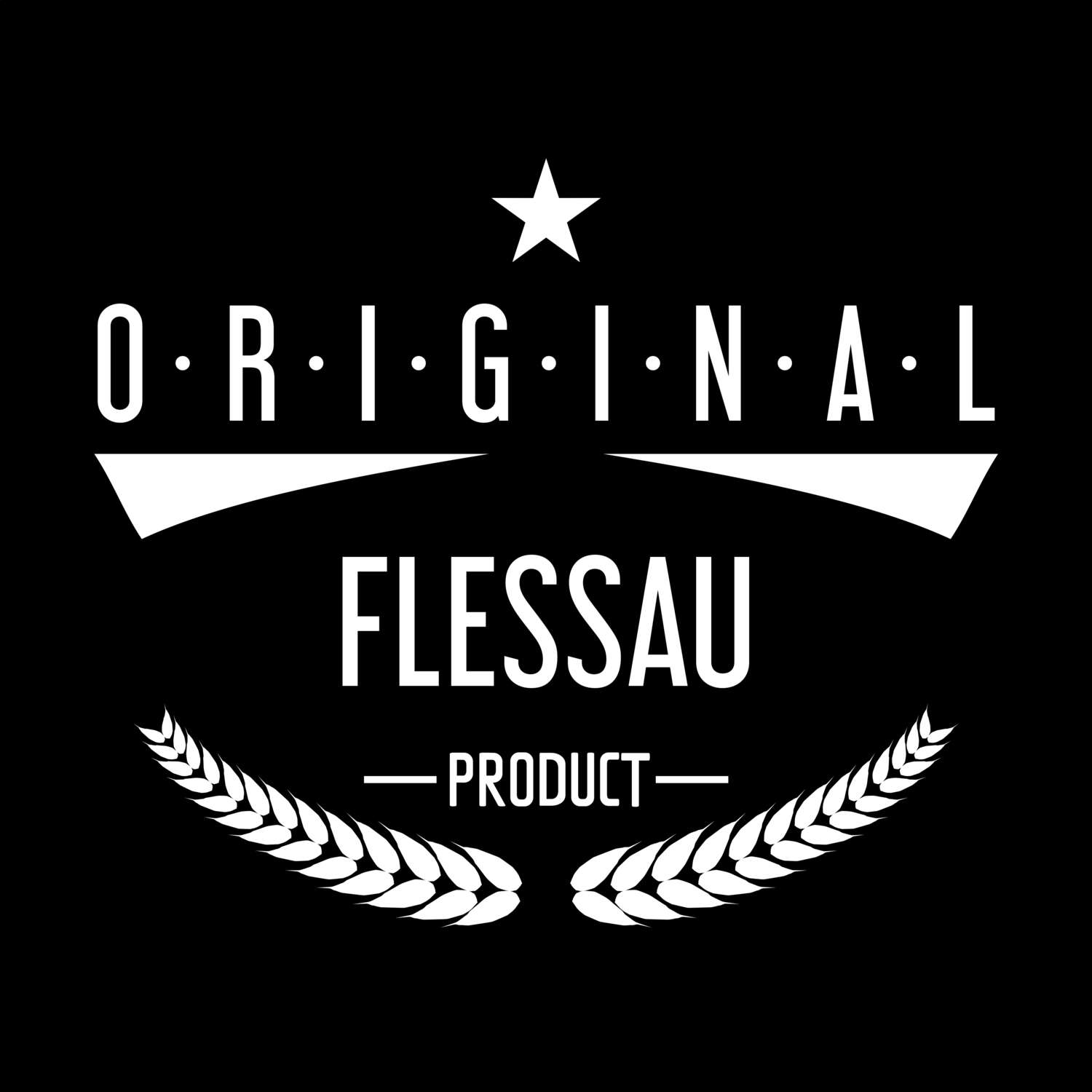 T-Shirt »Original Product« für den Ort »Flessau«