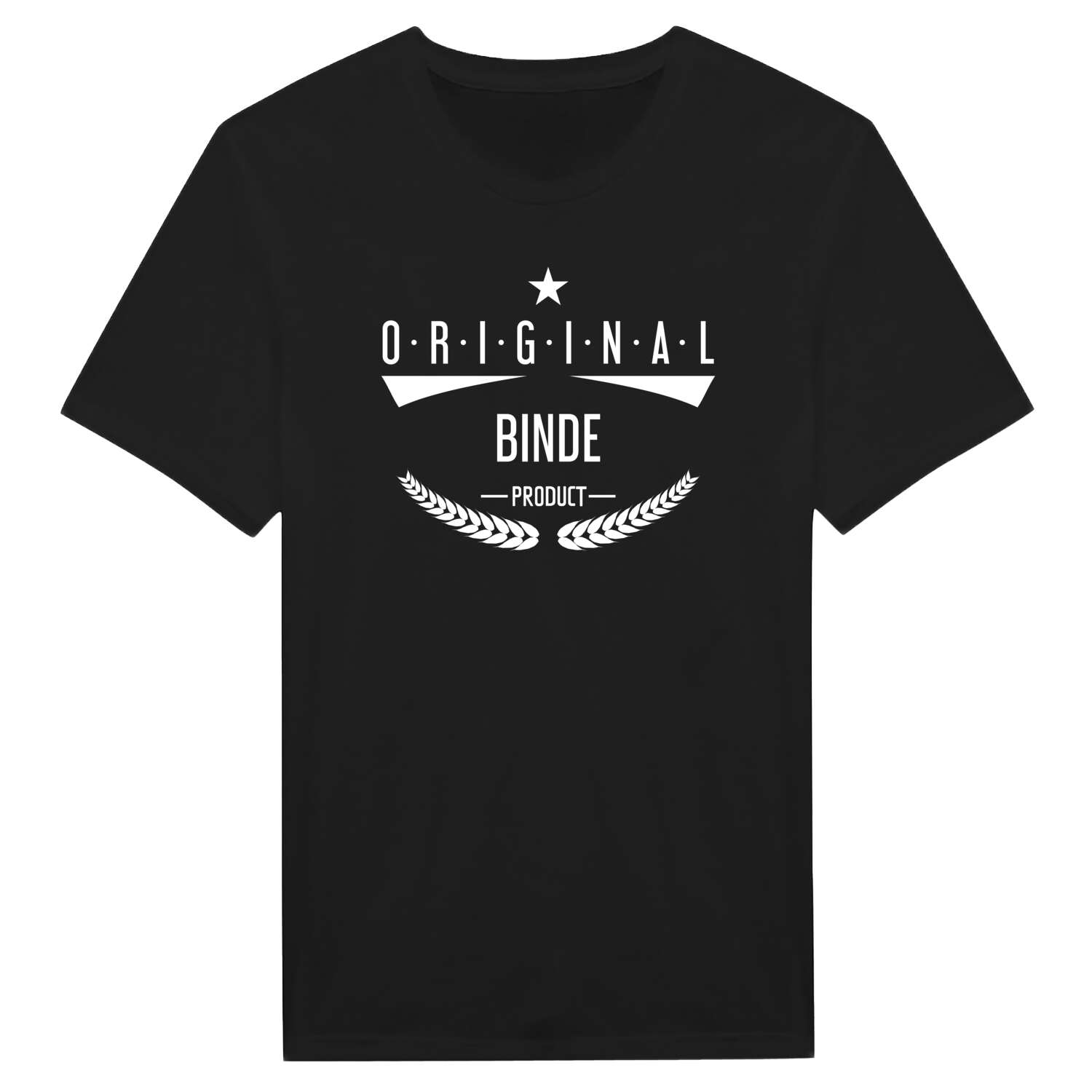 T-Shirt »Original Product« für den Ort »Binde«