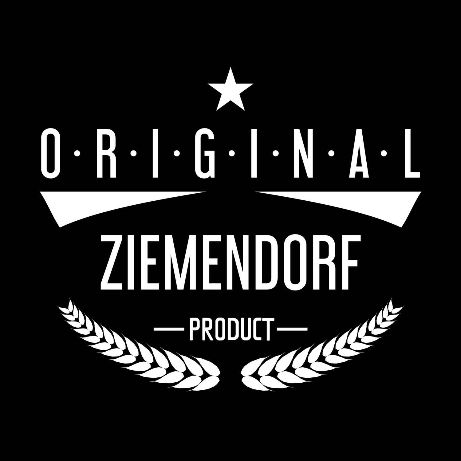 T-Shirt »Original Product« für den Ort »Ziemendorf«