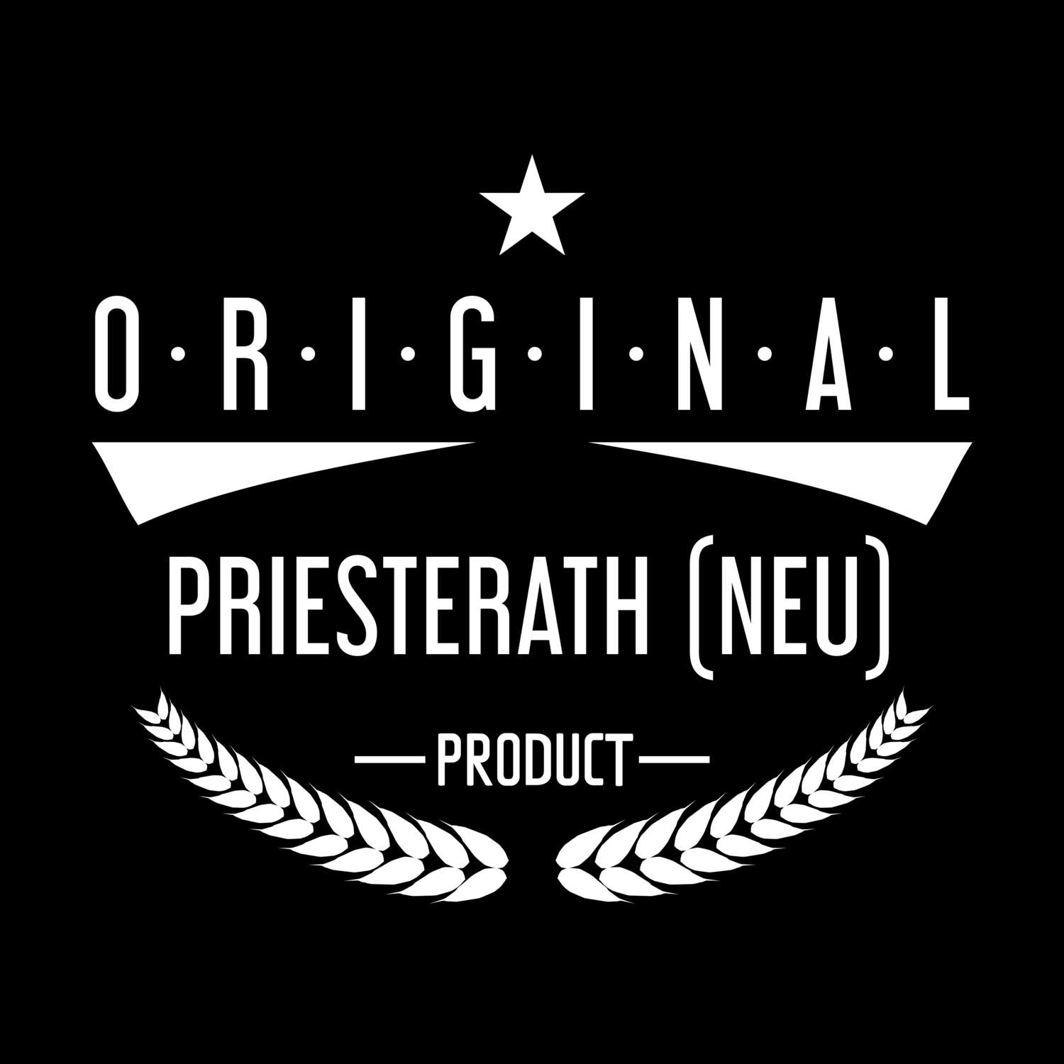 T-Shirt »Original Product« für den Ort »Priesterath (Neu)«