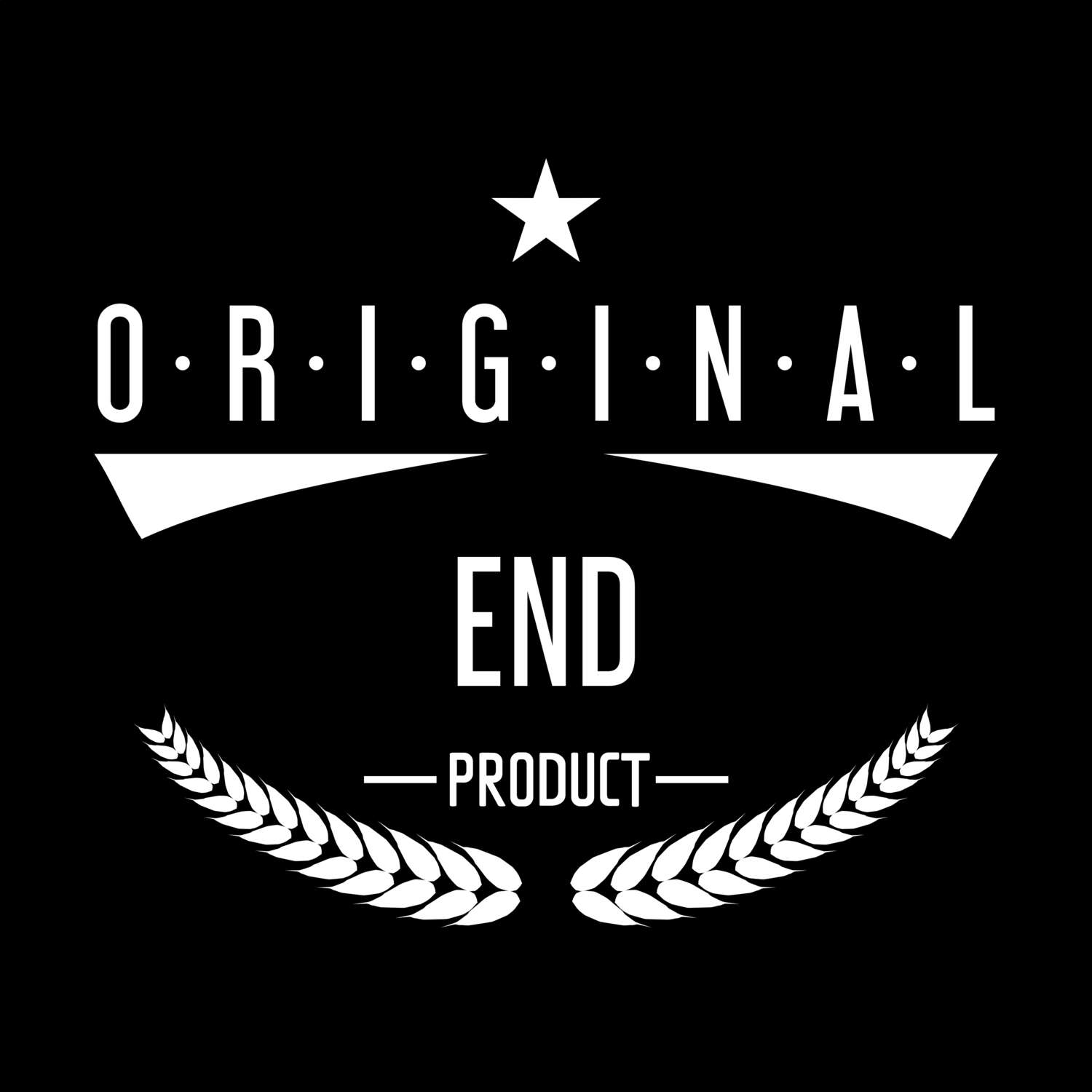 T-Shirt »Original Product« für den Ort »End«