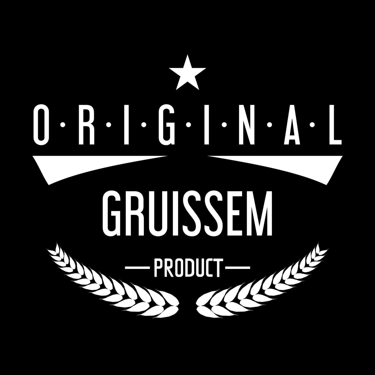 T-Shirt »Original Product« für den Ort »Gruissem«