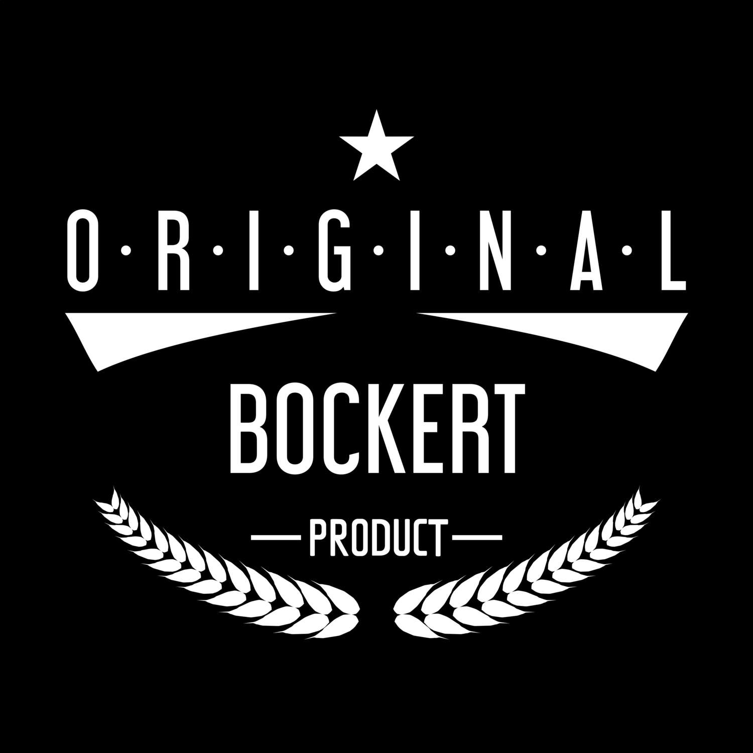 T-Shirt »Original Product« für den Ort »Bockert«