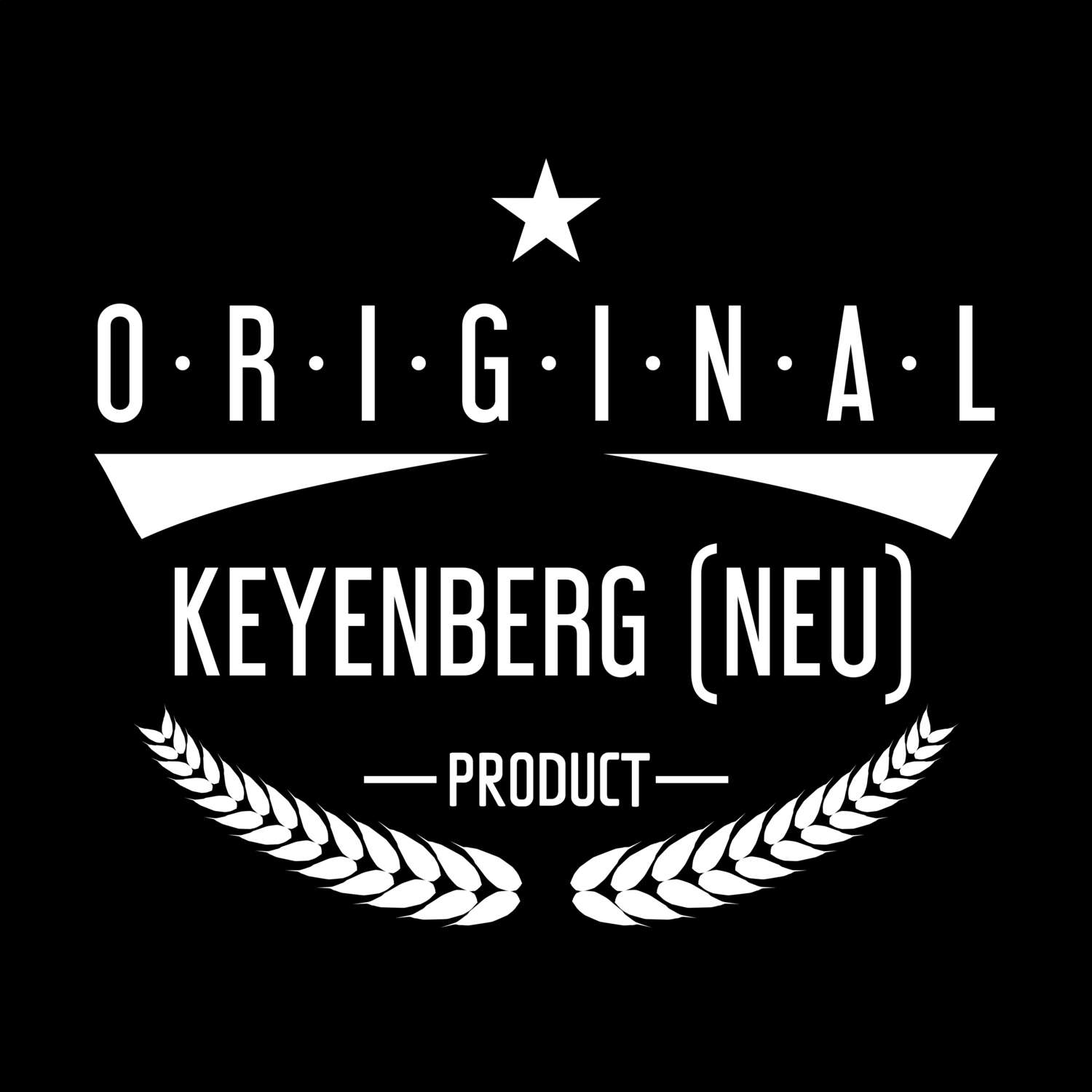 T-Shirt »Original Product« für den Ort »Keyenberg (Neu)«