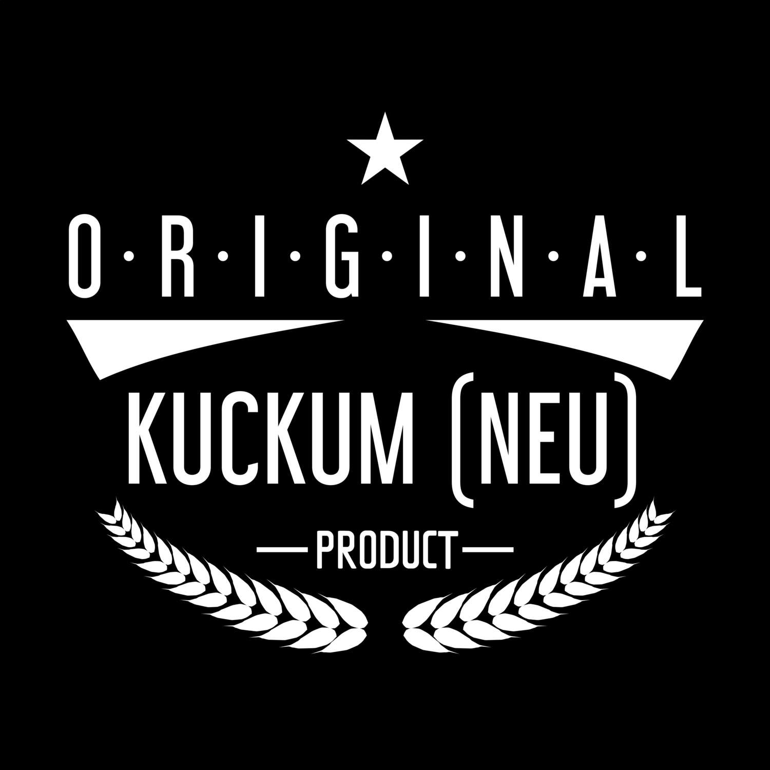 T-Shirt »Original Product« für den Ort »Kuckum (Neu)«