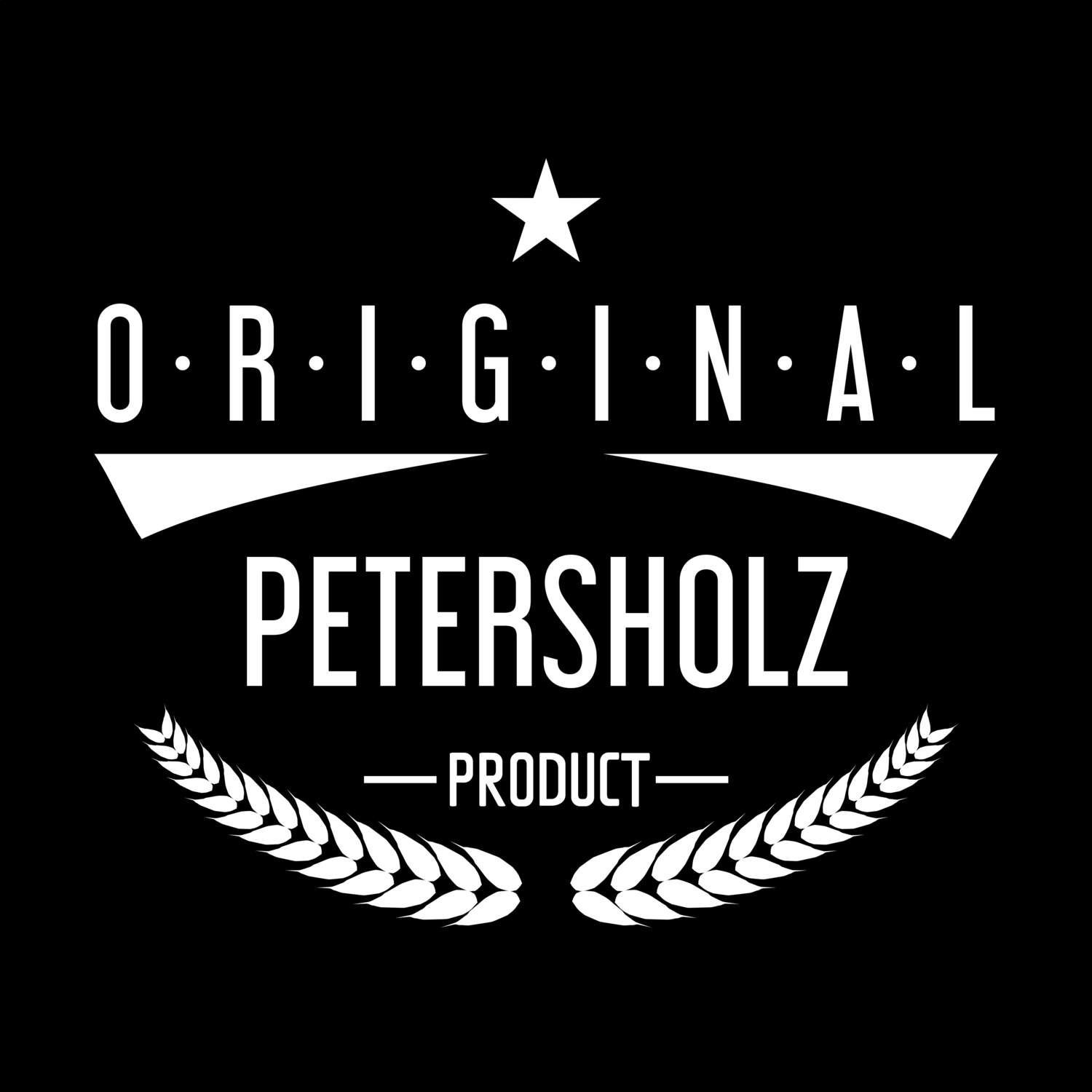 T-Shirt »Original Product« für den Ort »Petersholz«
