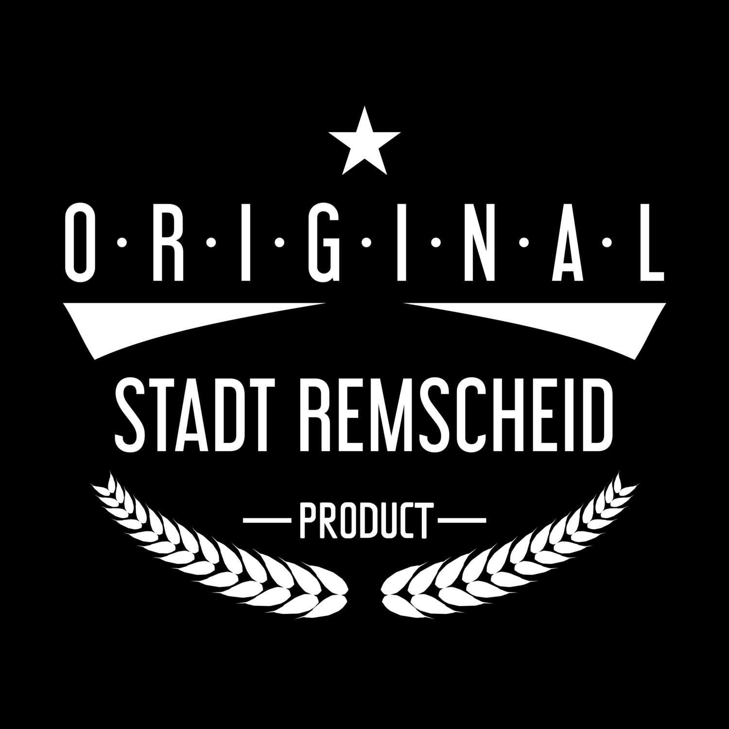 T-Shirt »Original Product« für den Ort »Stadt Remscheid«