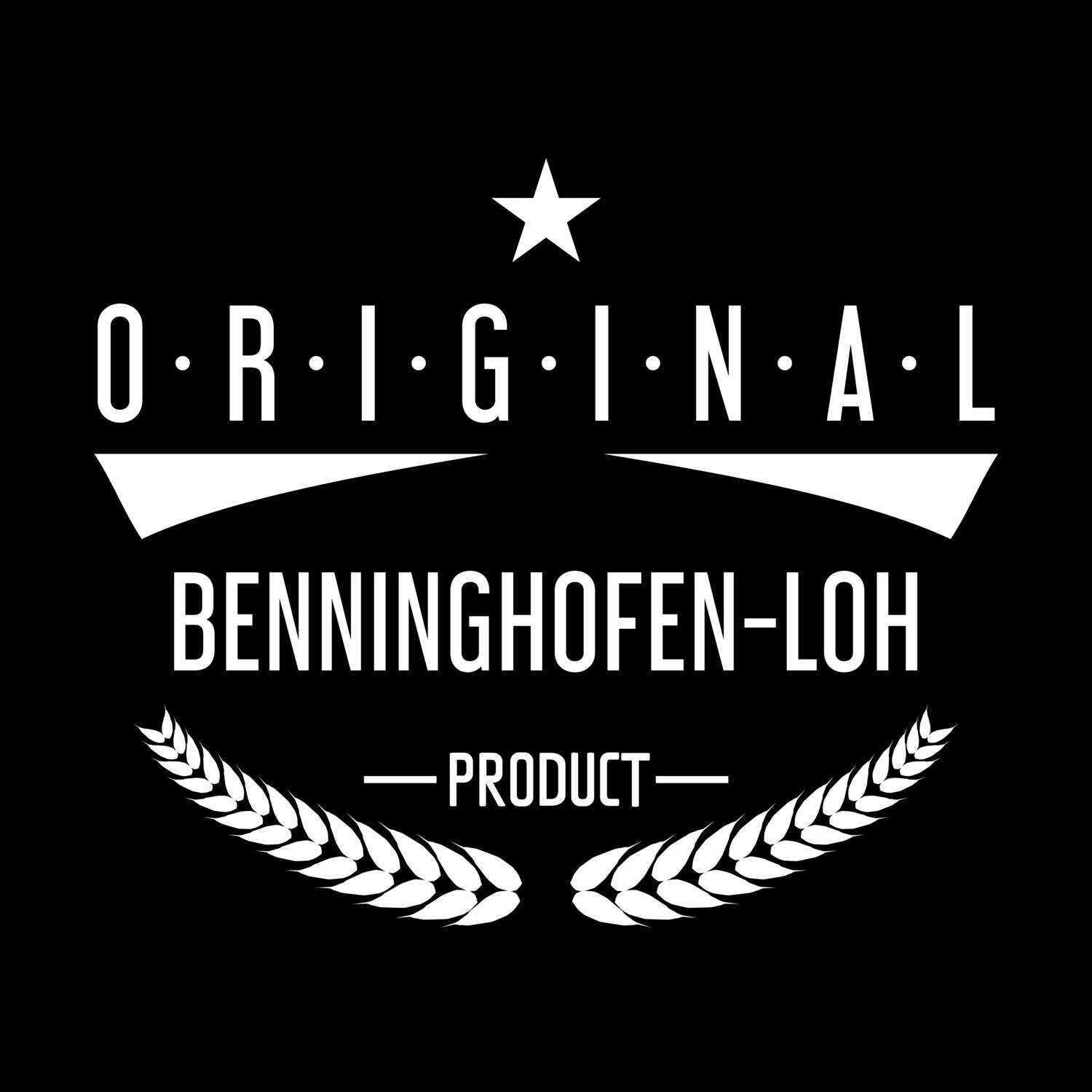 T-Shirt »Original Product« für den Ort »Benninghofen-Loh«