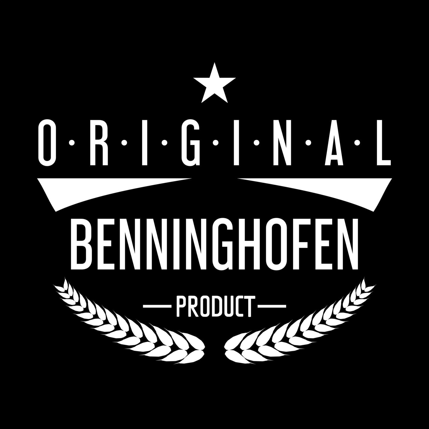 T-Shirt »Original Product« für den Ort »Benninghofen«