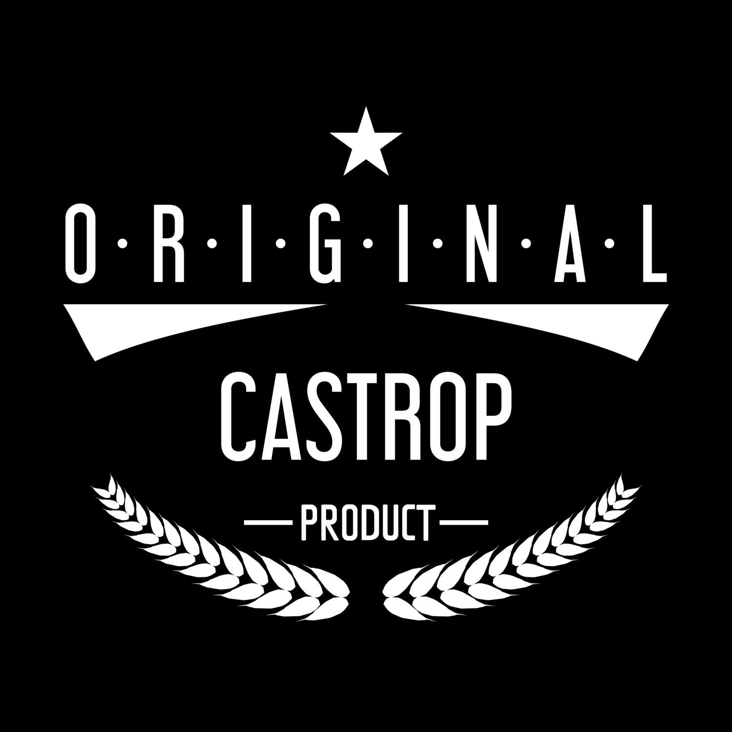 T-Shirt »Original Product« für den Ort »Castrop«