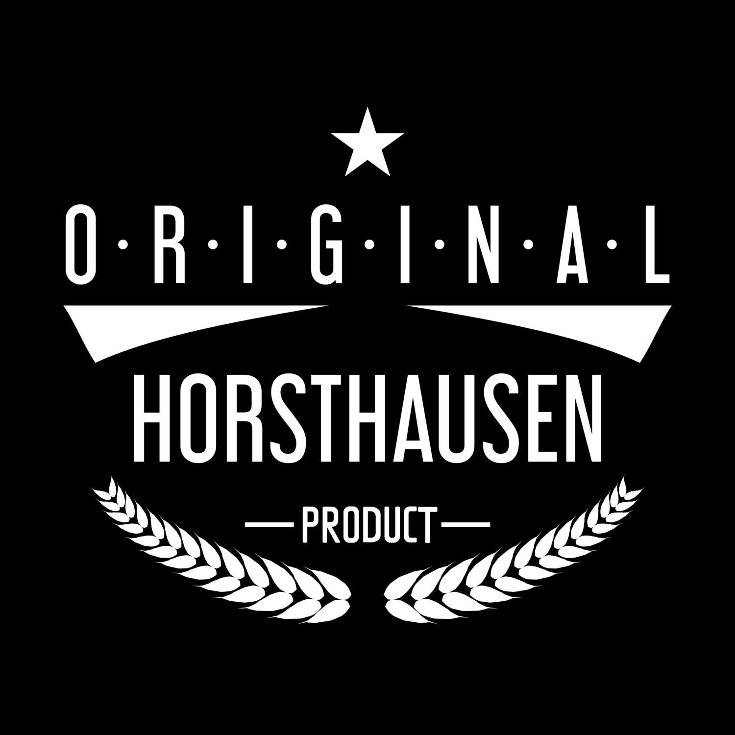 T-Shirt »Original Product« für den Ort »Horsthausen«