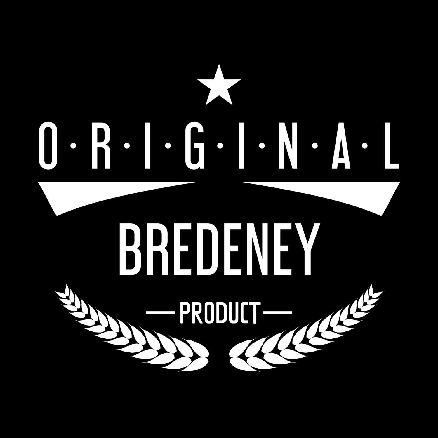 T-Shirt »Original Product« für den Ort »Bredeney«