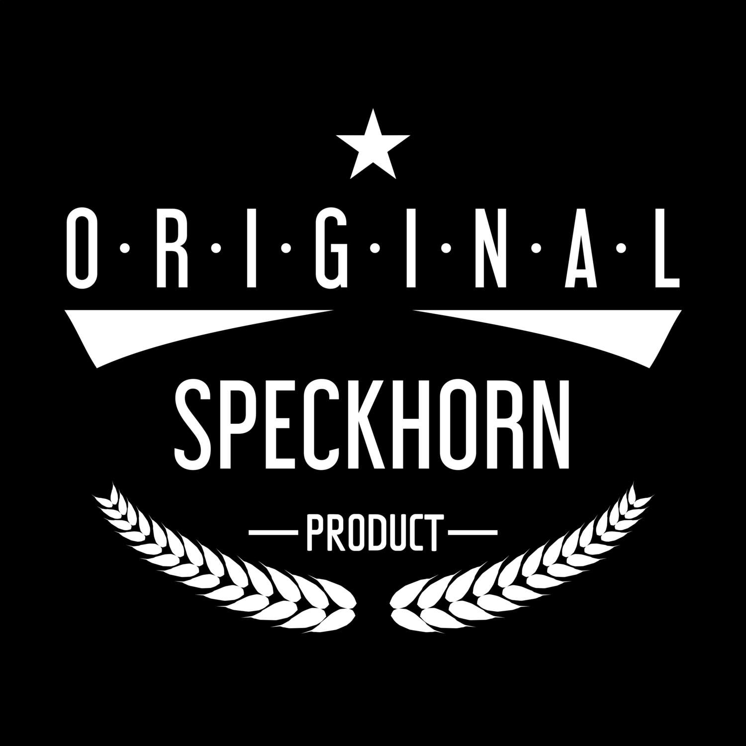 T-Shirt »Original Product« für den Ort »Speckhorn«