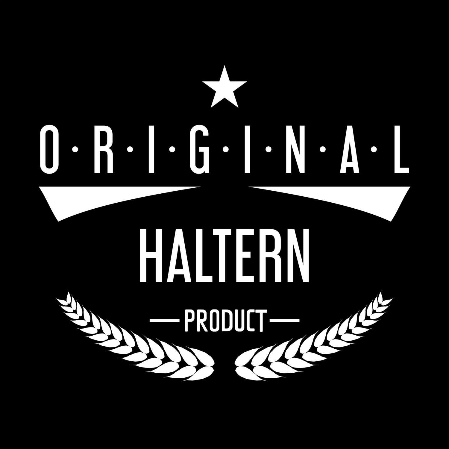 T-Shirt »Original Product« für den Ort »Haltern«