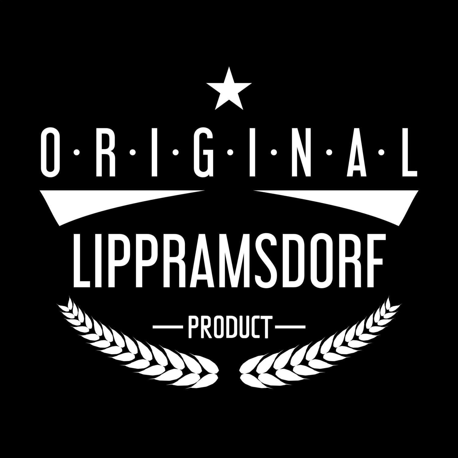 T-Shirt »Original Product« für den Ort »Lippramsdorf«