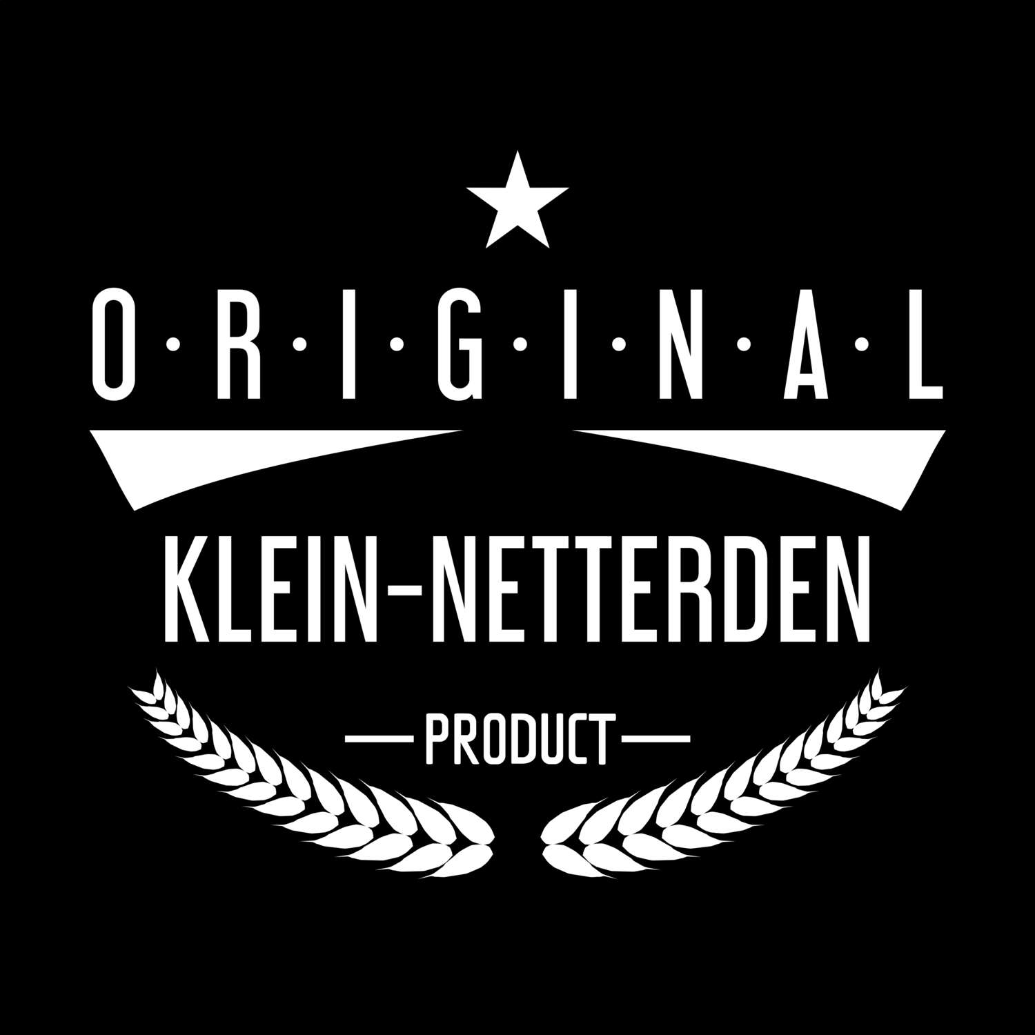 T-Shirt »Original Product« für den Ort »Klein-Netterden«