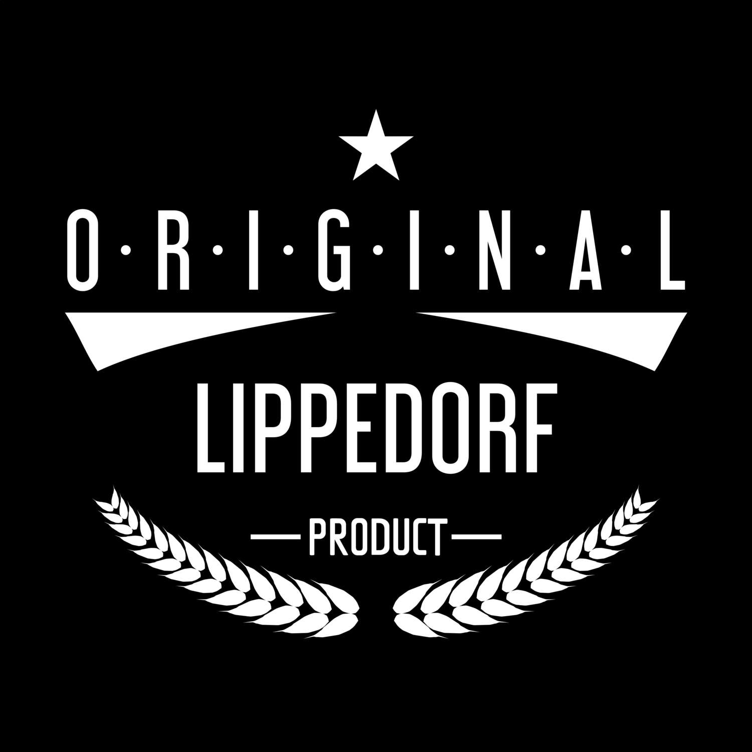 T-Shirt »Original Product« für den Ort »Lippedorf«