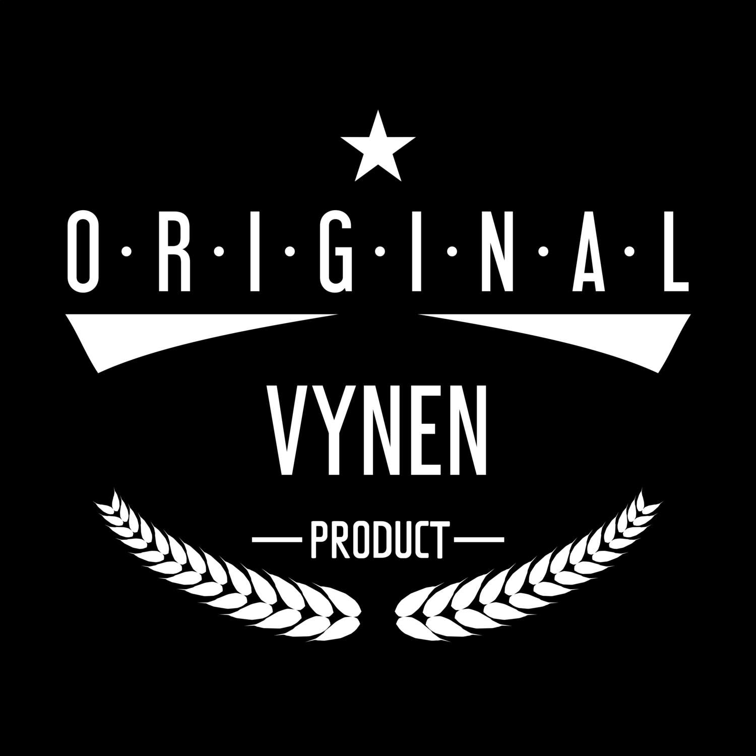 T-Shirt »Original Product« für den Ort »Vynen«