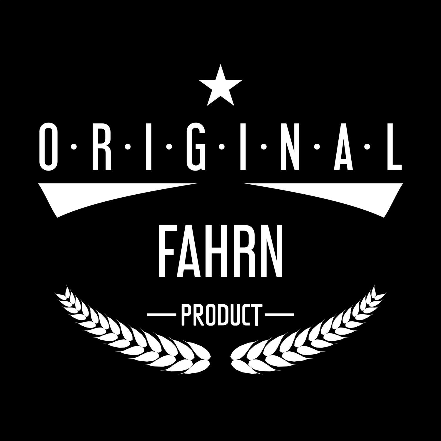 T-Shirt »Original Product« für den Ort »Fahrn«