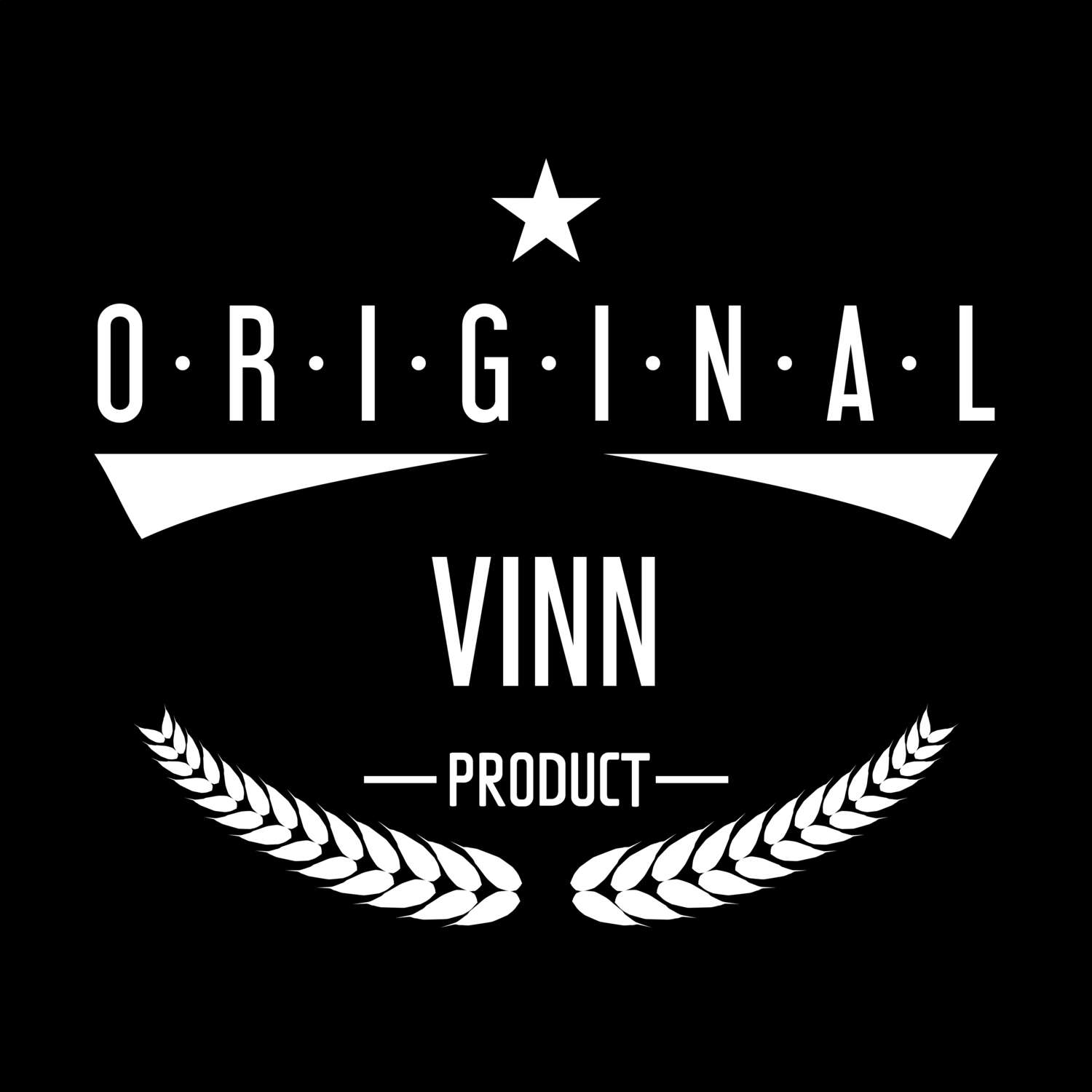 T-Shirt »Original Product« für den Ort »Vinn«