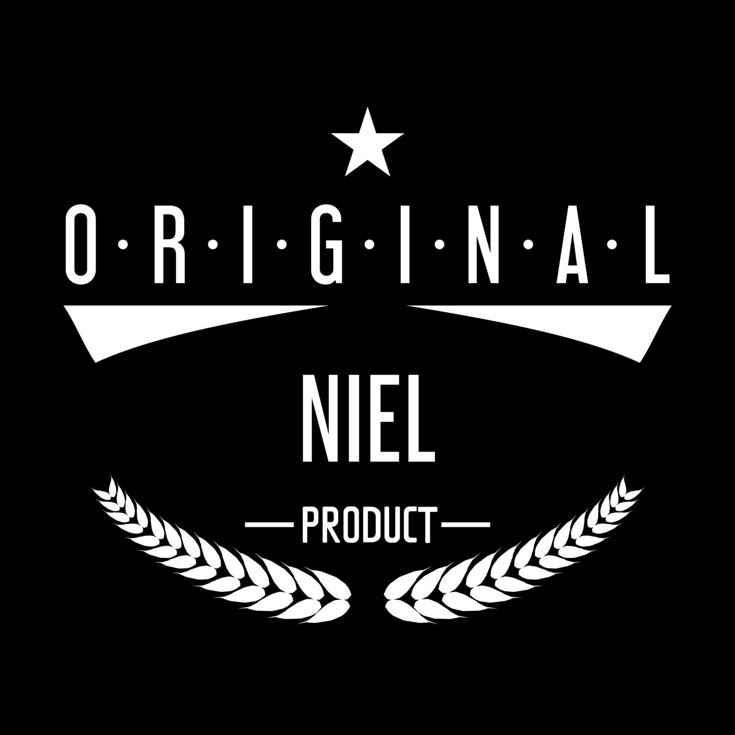 T-Shirt »Original Product« für den Ort »Niel«