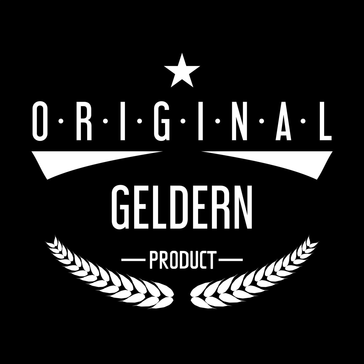 T-Shirt »Original Product« für den Ort »Geldern«