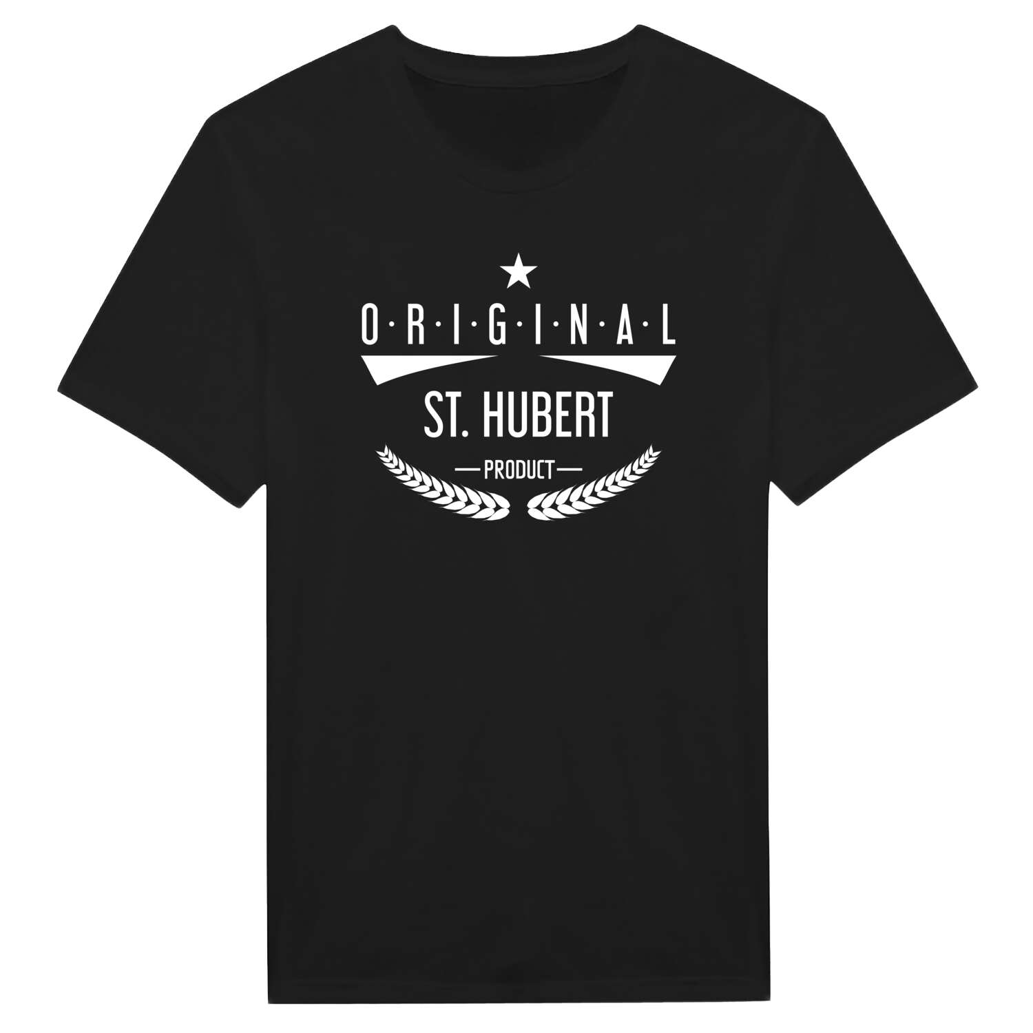 T-Shirt »Original Product« für den Ort »St. Hubert«