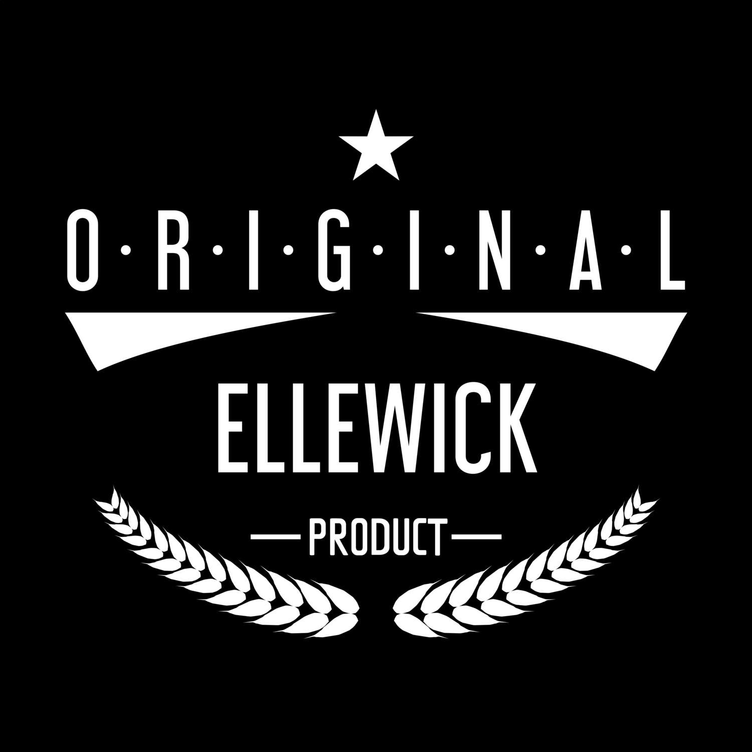 T-Shirt »Original Product« für den Ort »Ellewick«