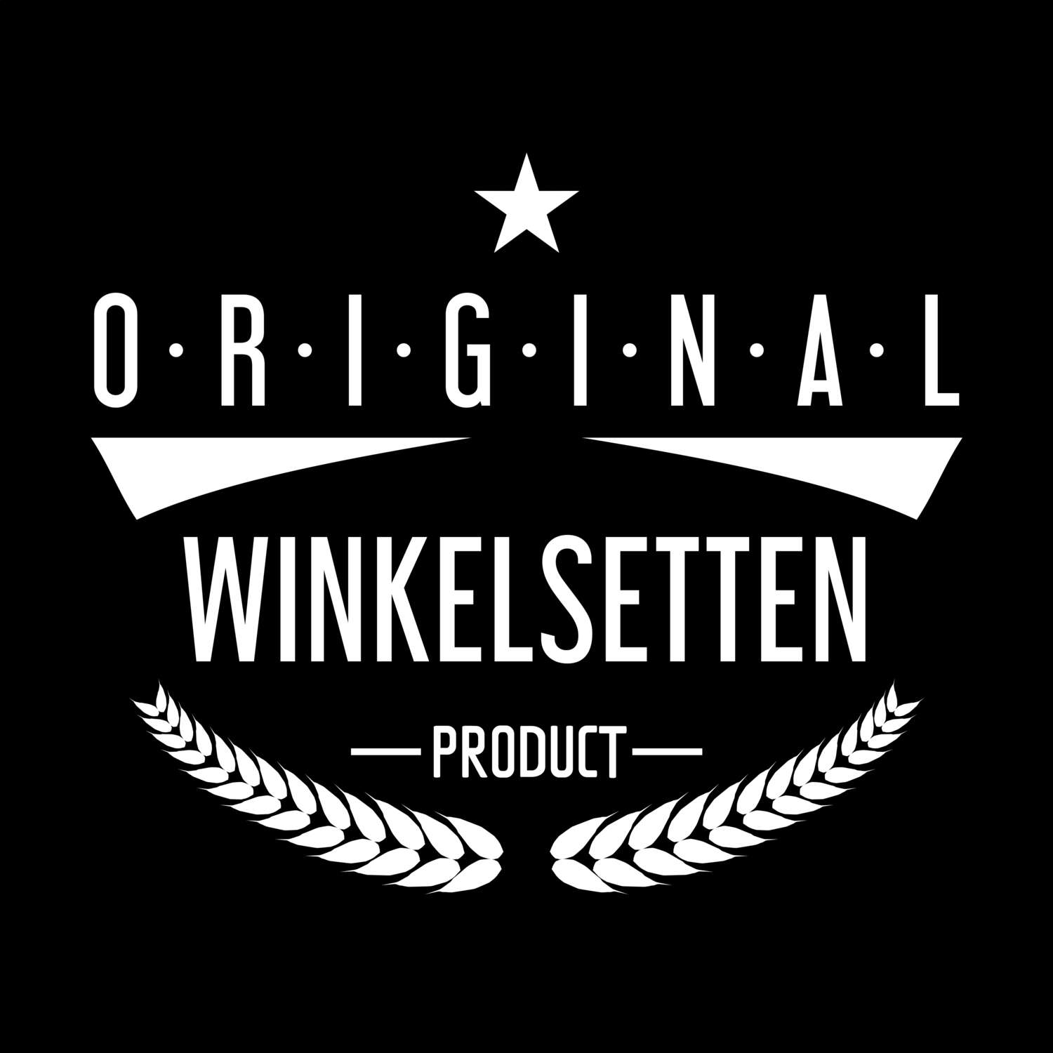 T-Shirt »Original Product« für den Ort »Winkelsetten«