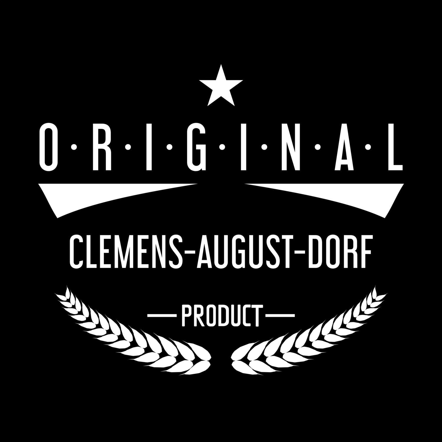 T-Shirt »Original Product« für den Ort »Clemens-August-Dorf«