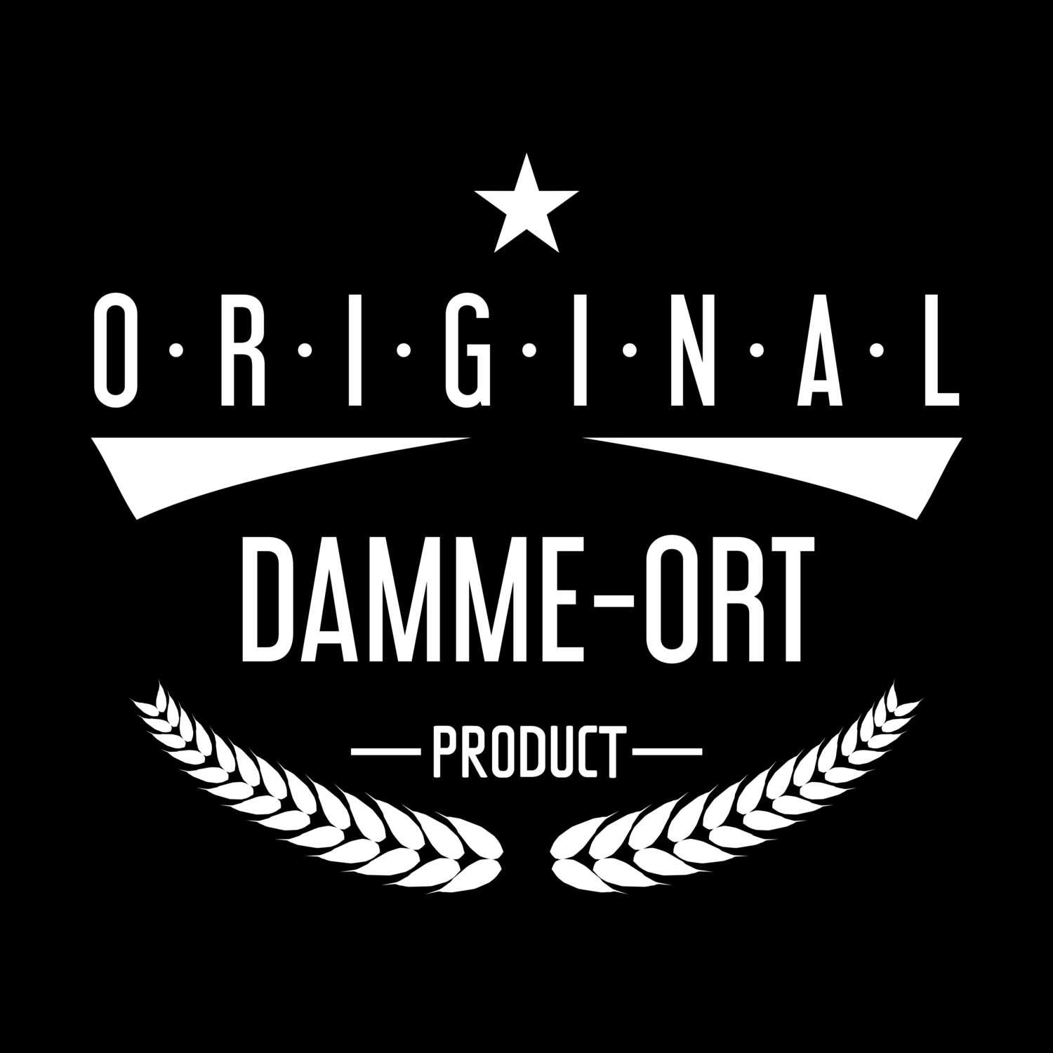 T-Shirt »Original Product« für den Ort »Damme-Ort«