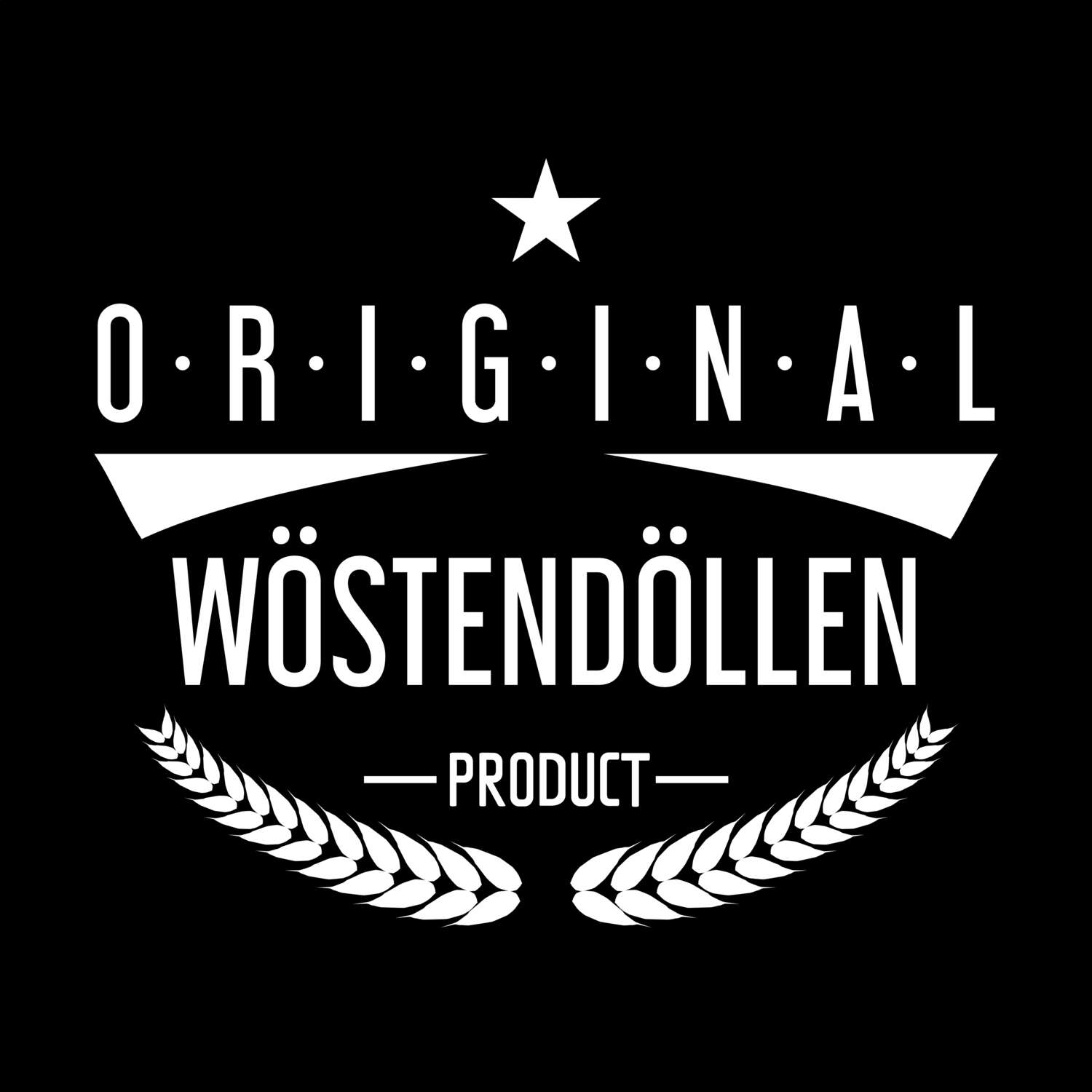 T-Shirt »Original Product« für den Ort »Wöstendöllen«