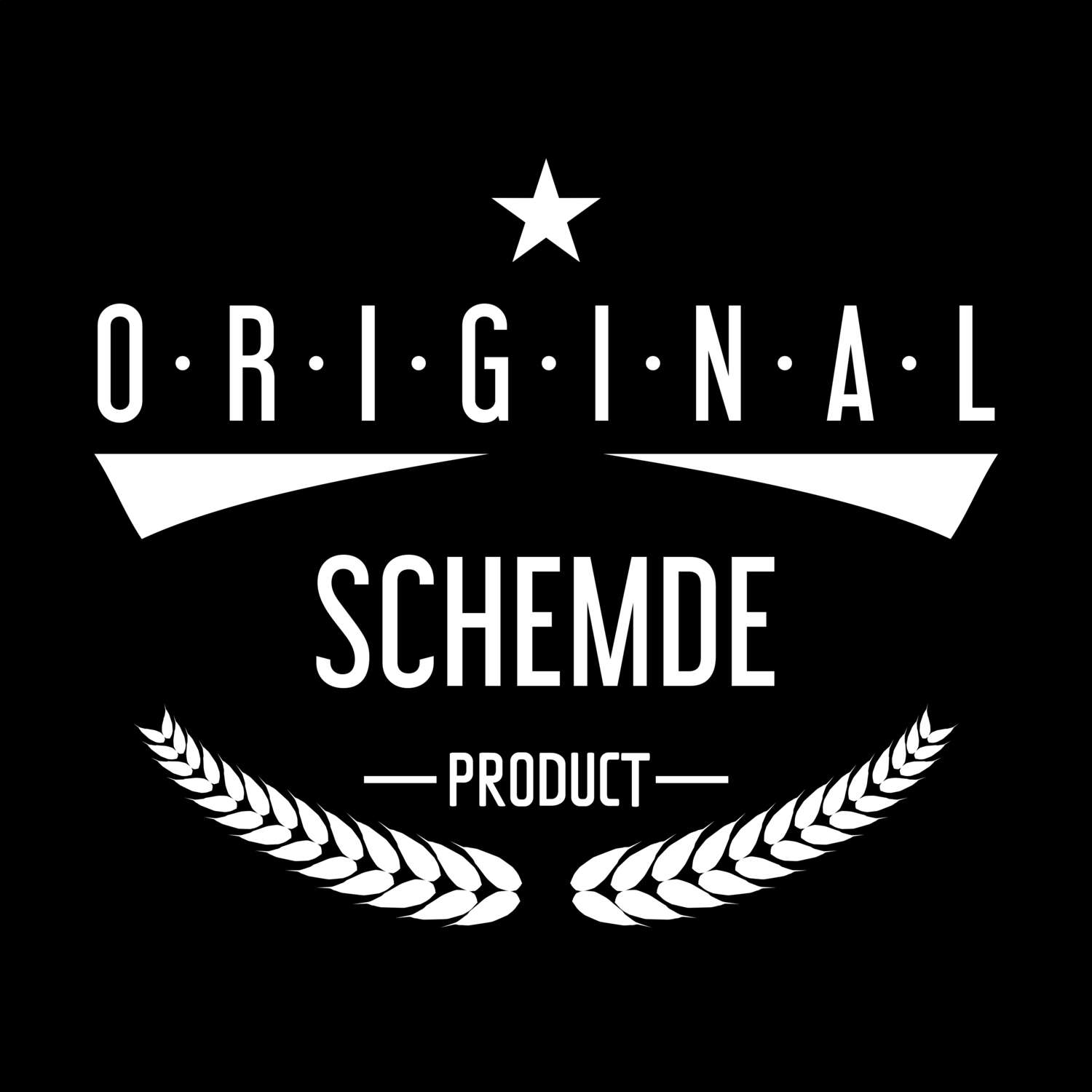 T-Shirt »Original Product« für den Ort »Schemde«