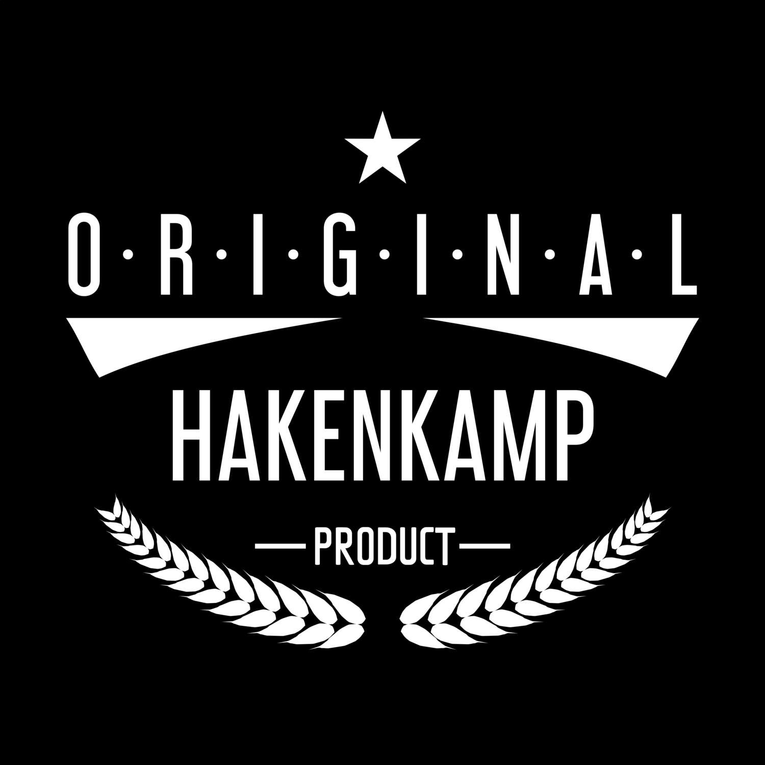 T-Shirt »Original Product« für den Ort »Hakenkamp«