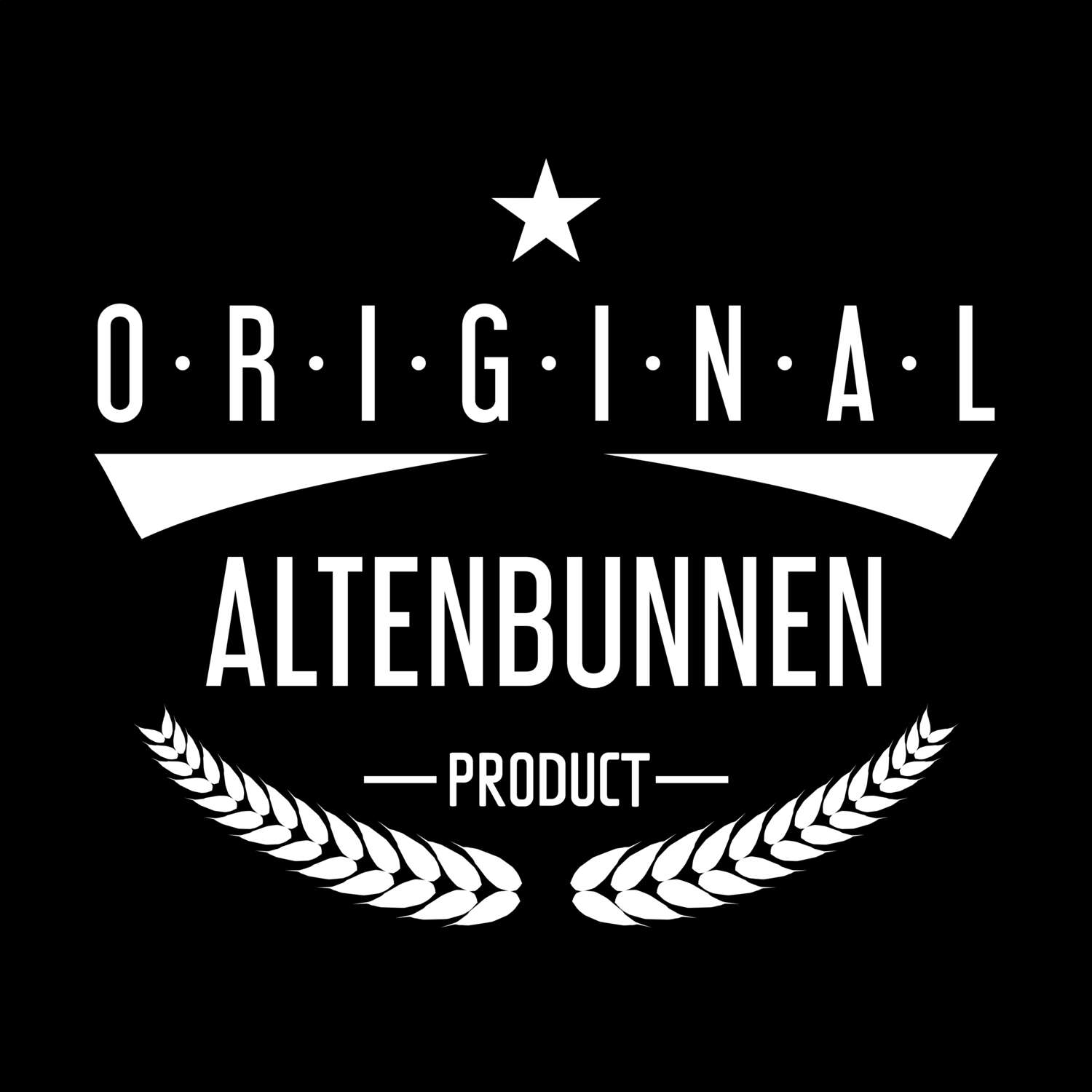 T-Shirt »Original Product« für den Ort »Altenbunnen«