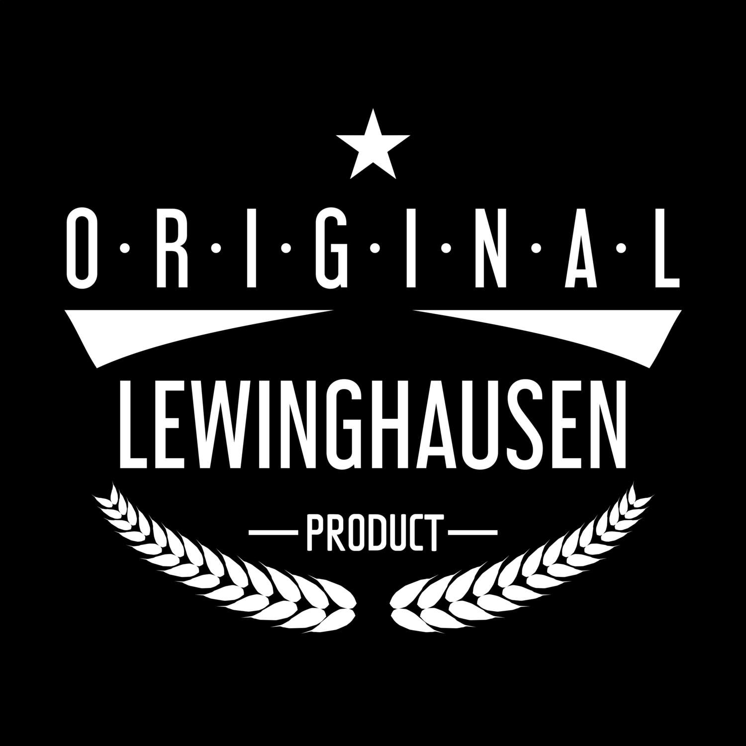 T-Shirt »Original Product« für den Ort »Lewinghausen«