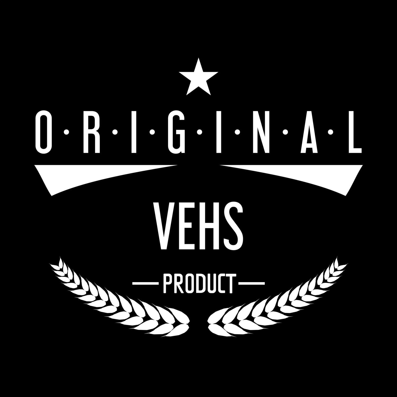 T-Shirt »Original Product« für den Ort »Vehs«