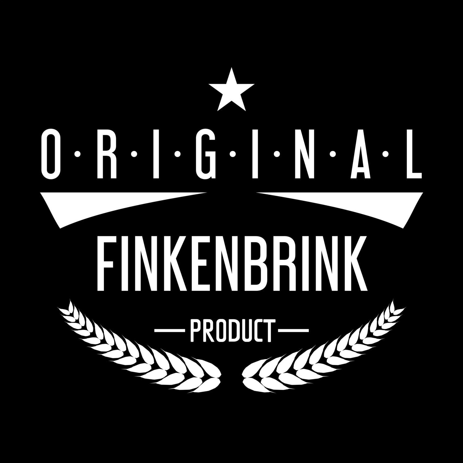 T-Shirt »Original Product« für den Ort »Finkenbrink«