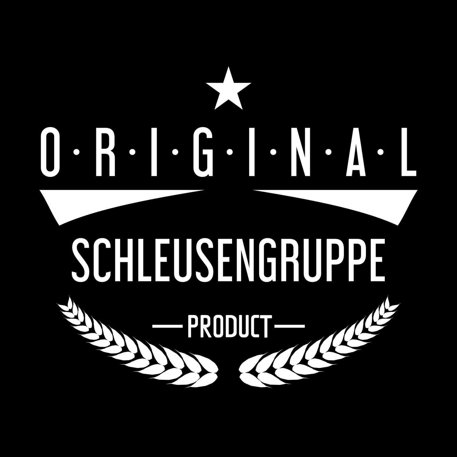 T-Shirt »Original Product« für den Ort »Schleusengruppe«