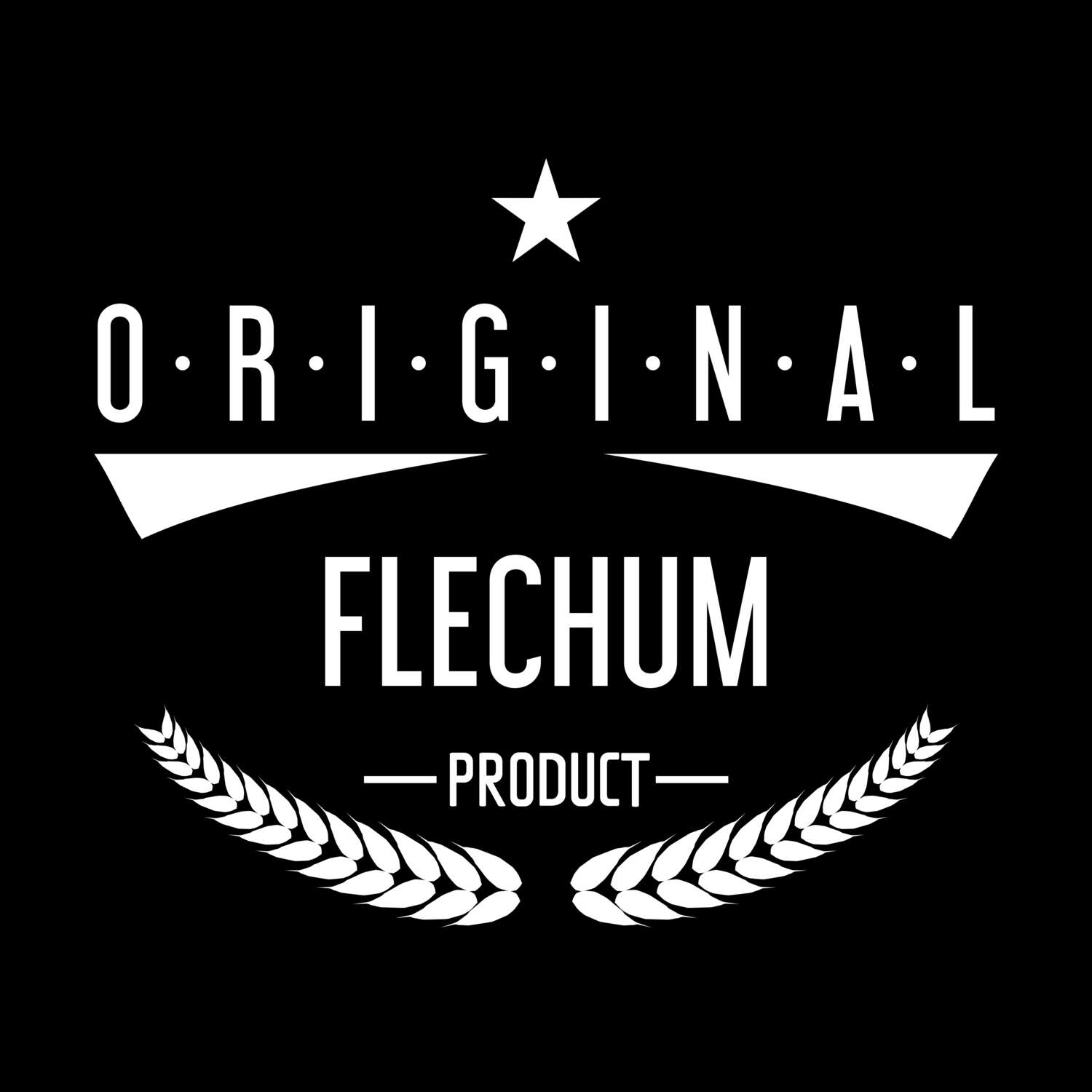 T-Shirt »Original Product« für den Ort »Flechum«