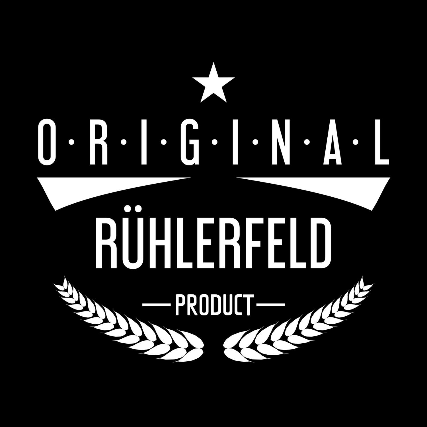 T-Shirt »Original Product« für den Ort »Rühlerfeld«