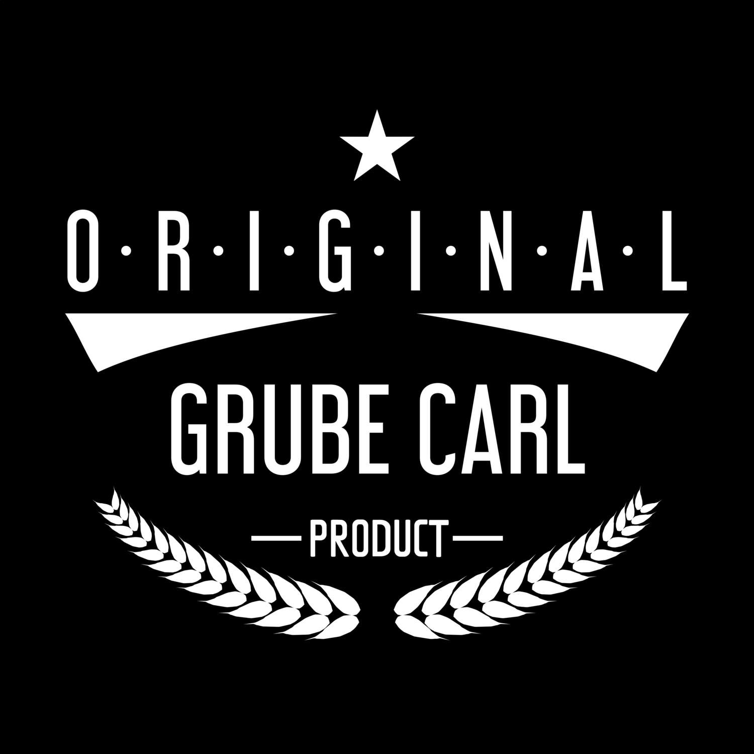 T-Shirt »Original Product« für den Ort »Grube Carl«