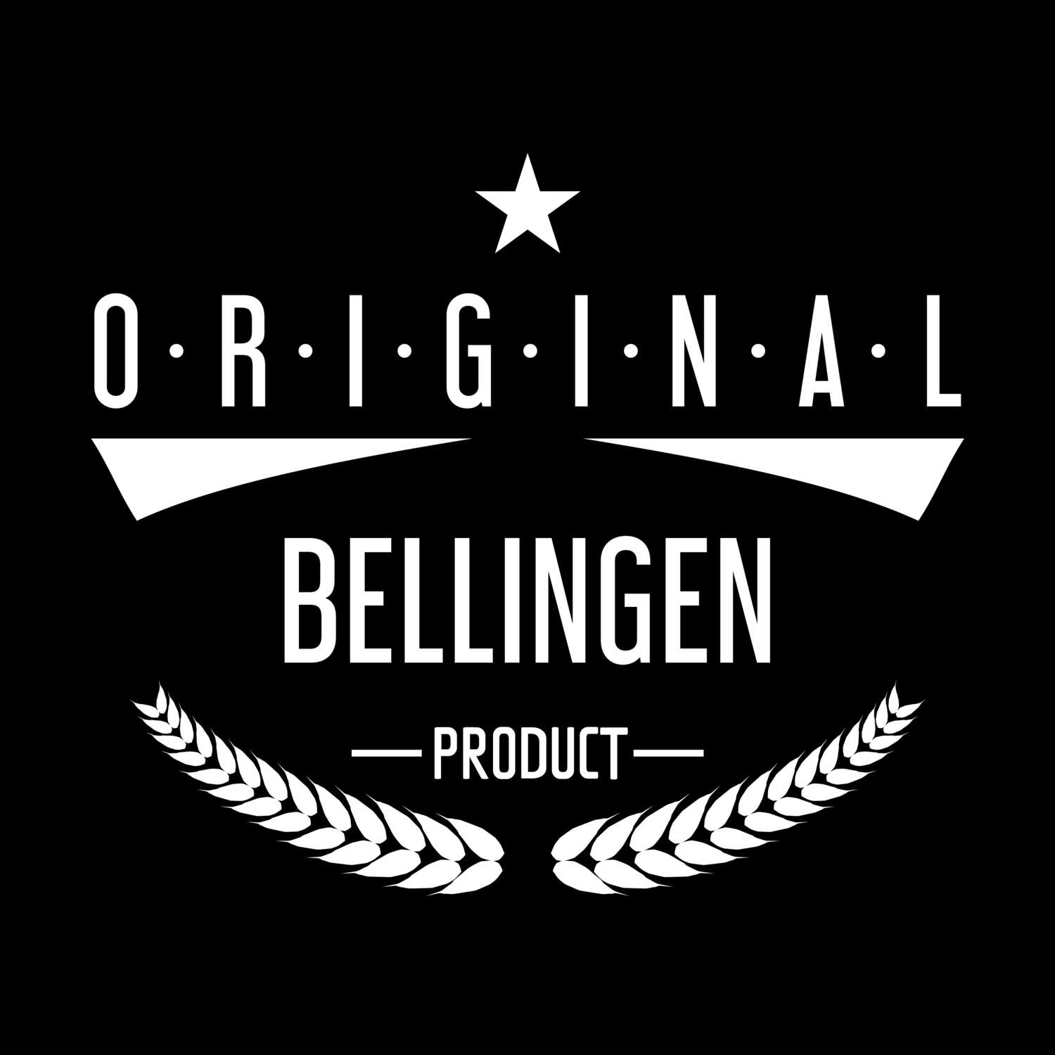 T-Shirt »Original Product« für den Ort »Bellingen«