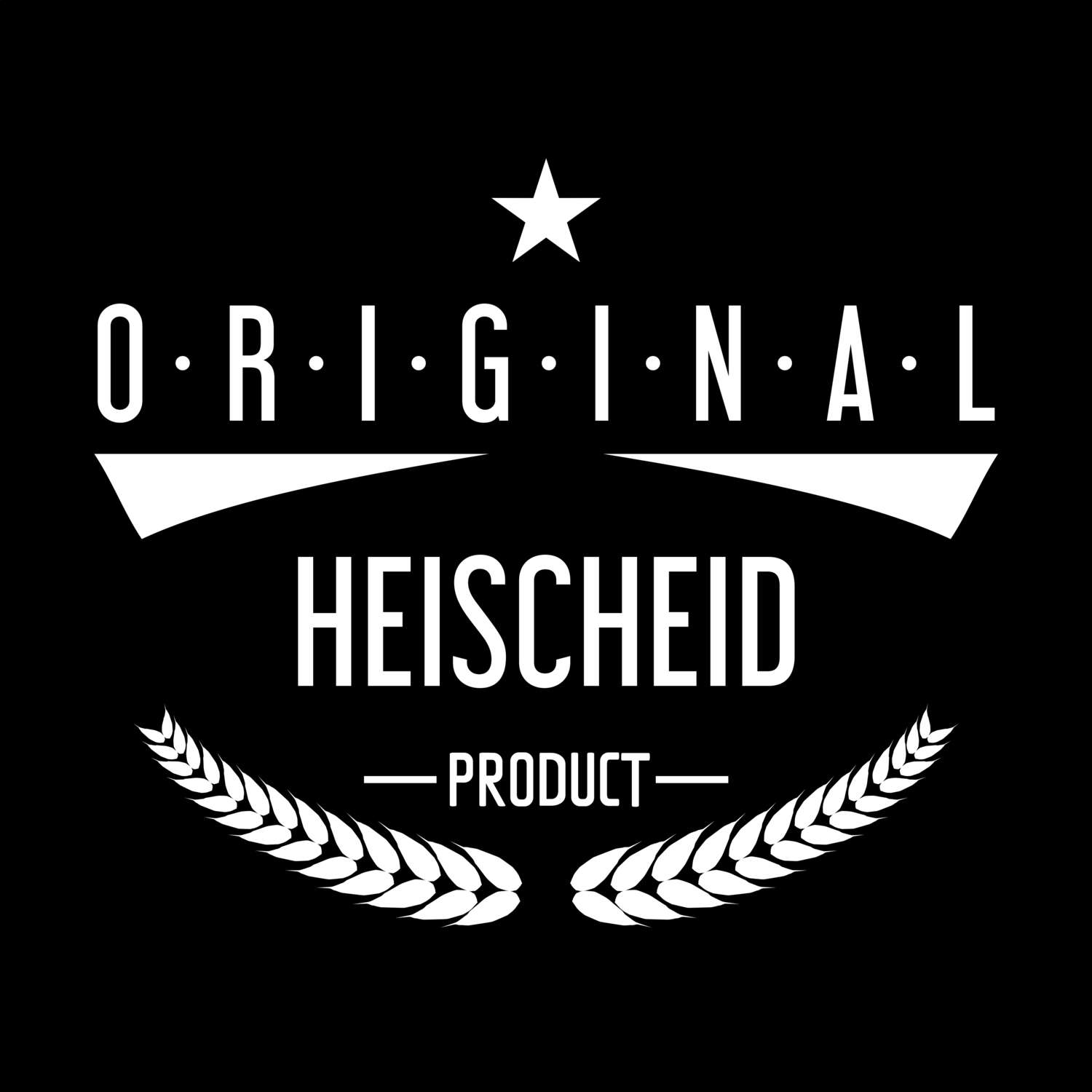 T-Shirt »Original Product« für den Ort »Heischeid«