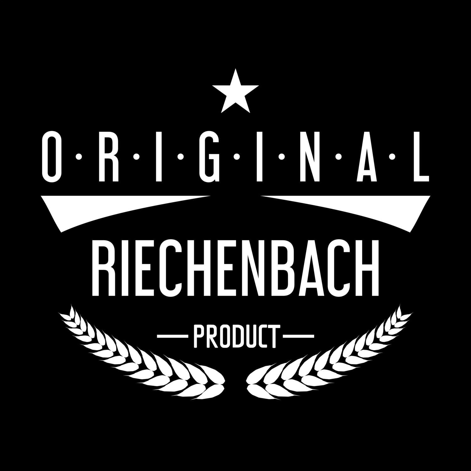 T-Shirt »Original Product« für den Ort »Riechenbach«