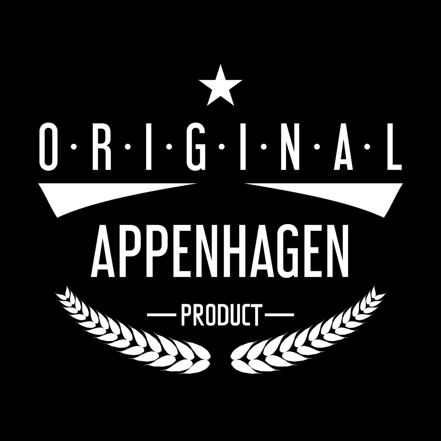 T-Shirt »Original Product« für den Ort »Appenhagen«